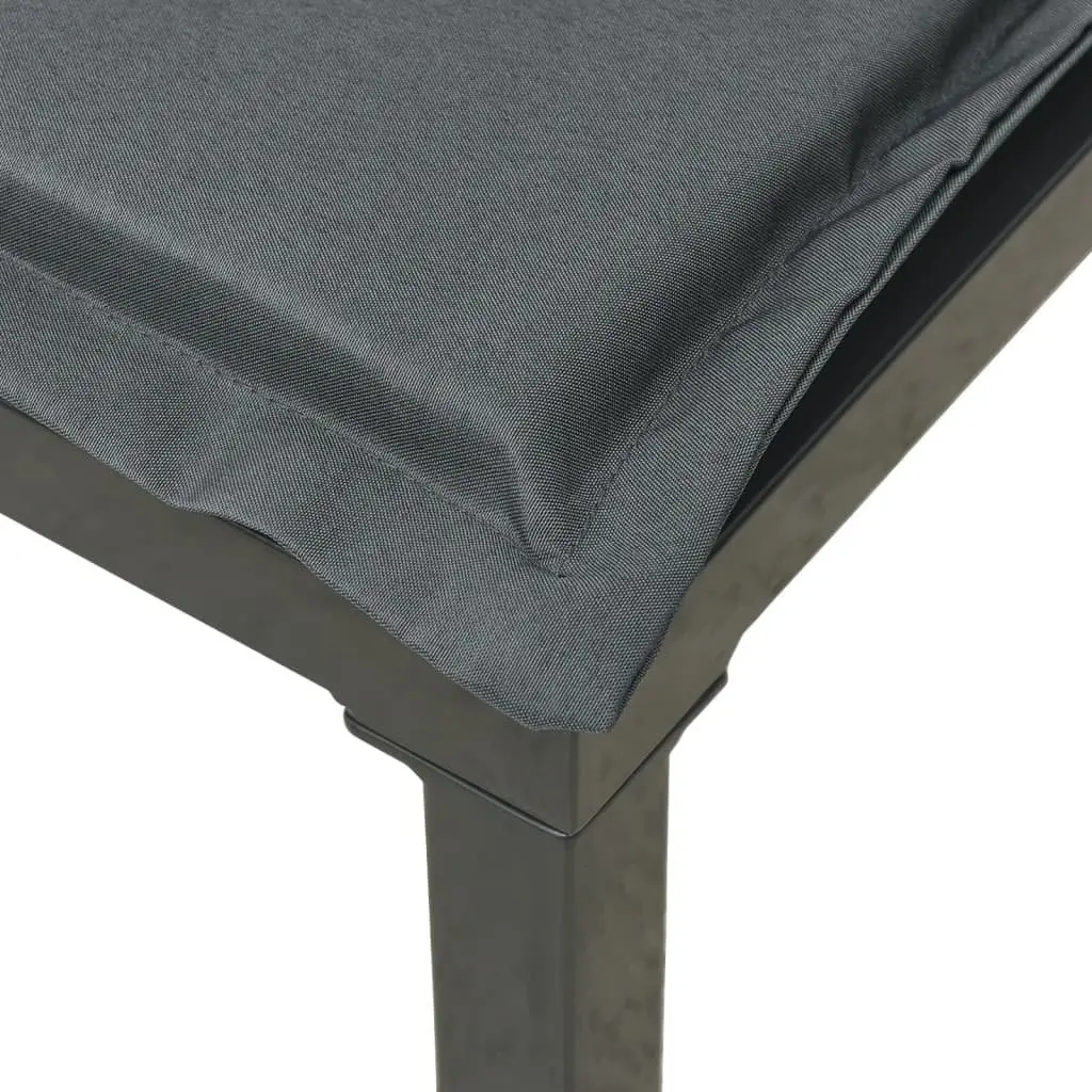 Garden Lounge Set 4 Piece Modular Outdoor Furniture Black Grey Weather-resistant PE Rattan