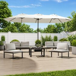 Transform Your Outdoor Area with Our Double-Head Parasol