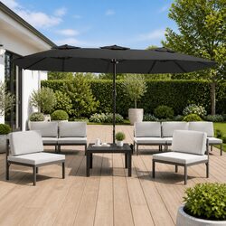 Enhance Your Garden with a Double-Head Parasol 449x265cm