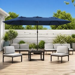 Enhance Your Outdoor Space with Azure Blue Garden Parasol