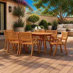 Enhance Your Space with a 200x90x75cm Garden Table