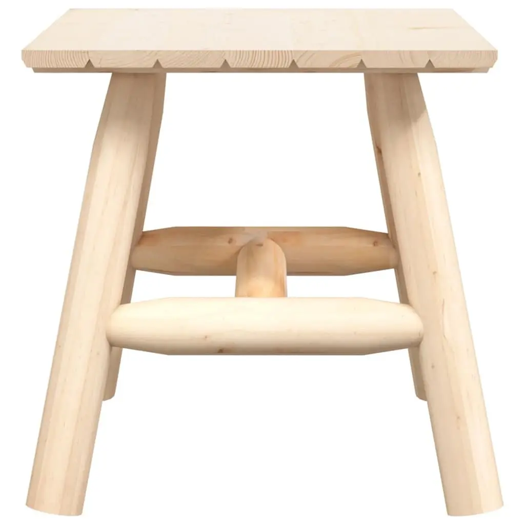 Side Table 49x49x50cm Solid Spruce Wood Brown Outdoor Garden Furniture
