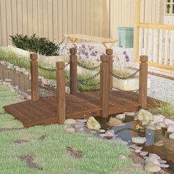 Enhance Your Outdoors with a Wooden Garden Bridge