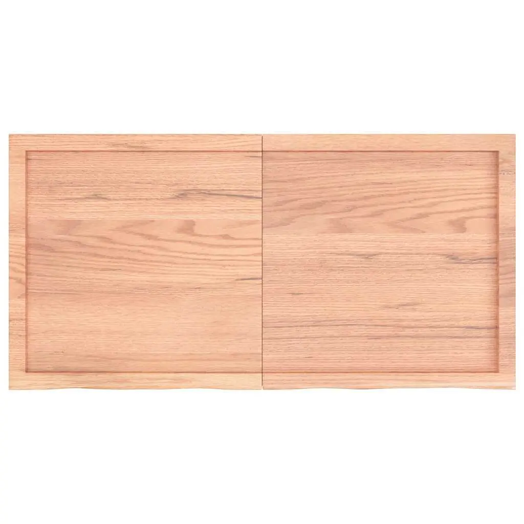 Wall Shelf 120x60cm Solid Oak Wood Rustic Style Foldable Storage