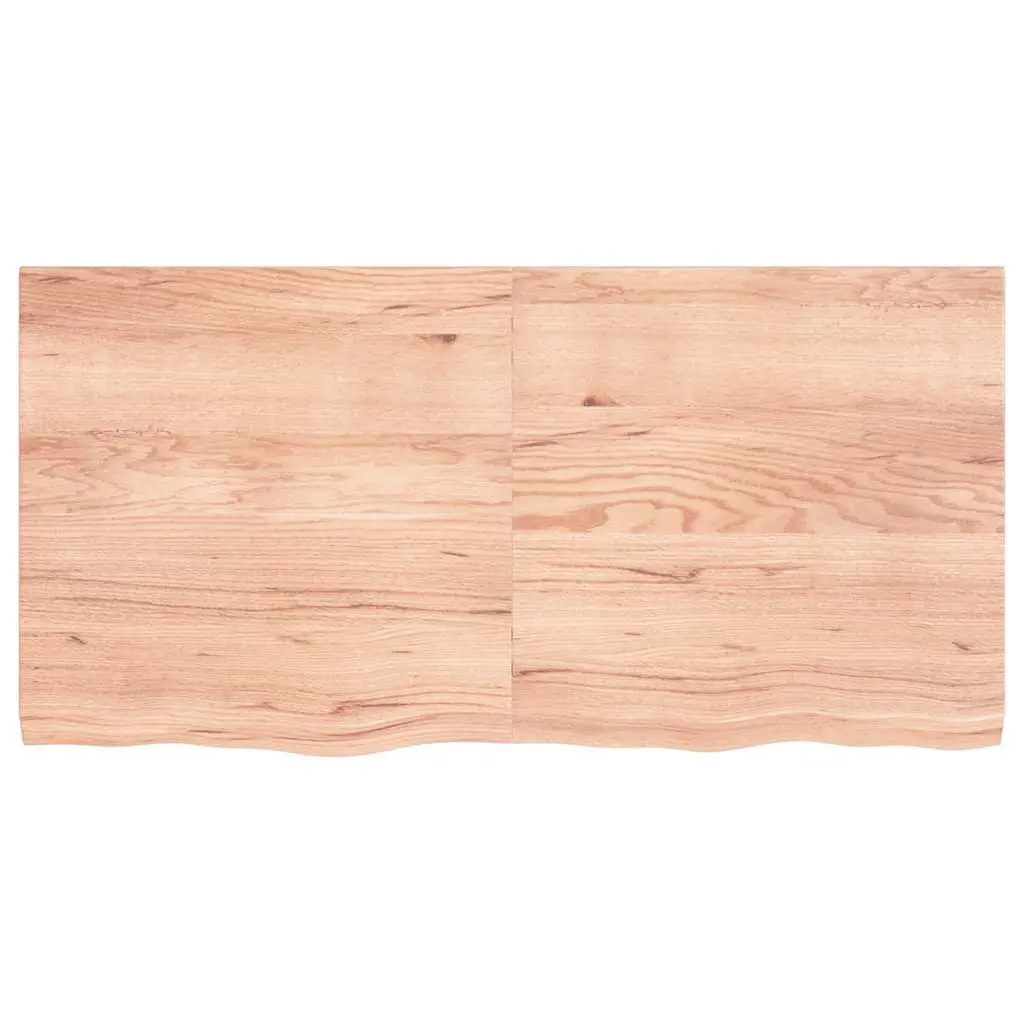 Wall Shelf 120x60cm Solid Oak Wood Rustic Style Foldable Storage