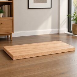 Stylish Light Brown Solid Oak Wood Table Top 80x40cm for Your Home