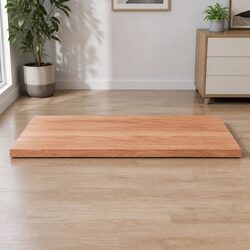 Live Edge Solid Oak Tabletop for Elegant Spaces 80x50x2 cm