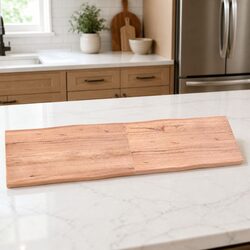 Stylish Folding Oak Table Top with Live Edge for Your Home