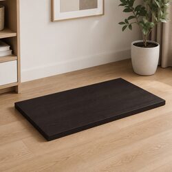 Stylish Solid Oak Table Top with Live Edge for Your Dining Space