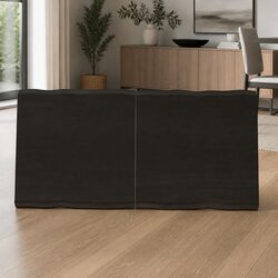 Folding Replacement Board - Live Edge Solid Oak Table Top 120x60cm