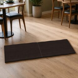 Enhance Your Space with a Dark Brown Live Edge Oak Table Top 160x60cm