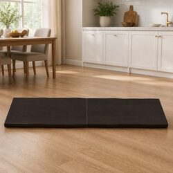 Handcrafted Foldable Wooden Table Top, Dark Brown 180x50cm
