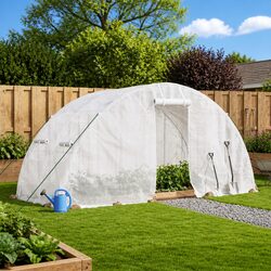 Enhance Your Garden with a White Greenhouse