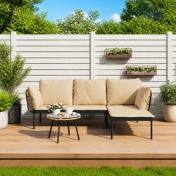 Elevate Your Outdoor Space with 3 Piece Garden Lounge Set