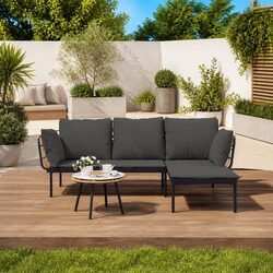 Stylish 3 Piece Outdoor Lounge Set for Your Patio