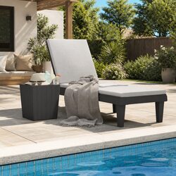Enhance Your Outdoor Space with a Black Chaise Lounge