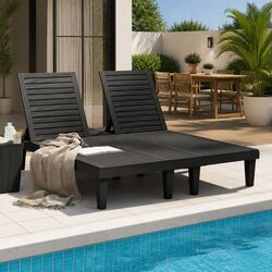 Elevate Your Patio with the Stylish Double Sun Lounger