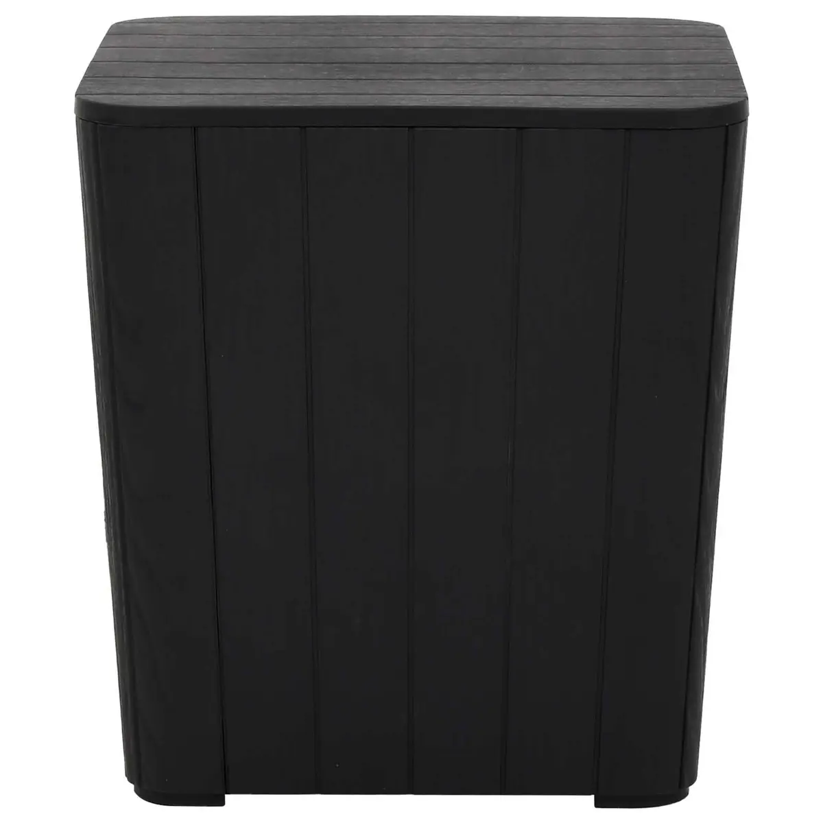 Garden Storage Table Black Removable Lid Outdoor Patio Furniture