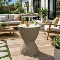 Enhance Your Outdoor Space with a 3-in-1 Ice Cooler Table