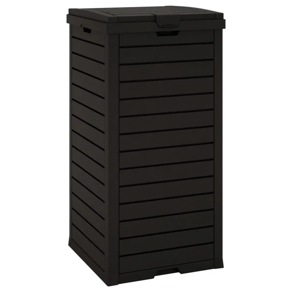 Outdoor Garbage Bin 41x41x86cm Double Lid 118L Capacity