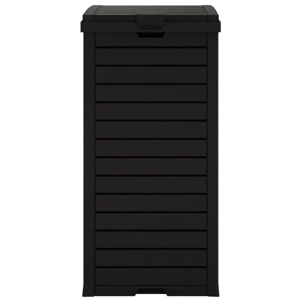 Outdoor Garbage Bin 41x41x86cm Double Lid 118L Capacity