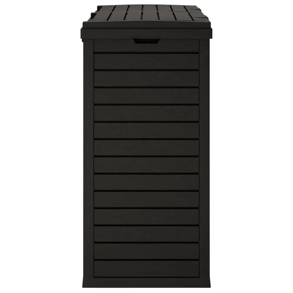 Outdoor Garbage Bin 230L Double Lid Waste Containment with Removable Fluid Trays