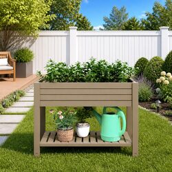 Elevate Your Outdoor Space with a Raised Garden Bed 110x45x79cm