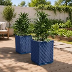 Grey Planters Set of 2