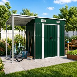 Green Garden Shed