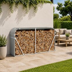 Organize Your Firewood with Our Sturdy Log Holder Rack