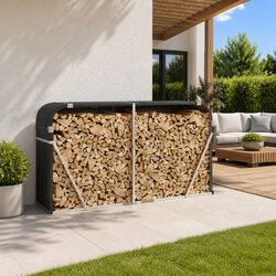 Enhance Your Fireplace Space with an Anthracite Log Holder