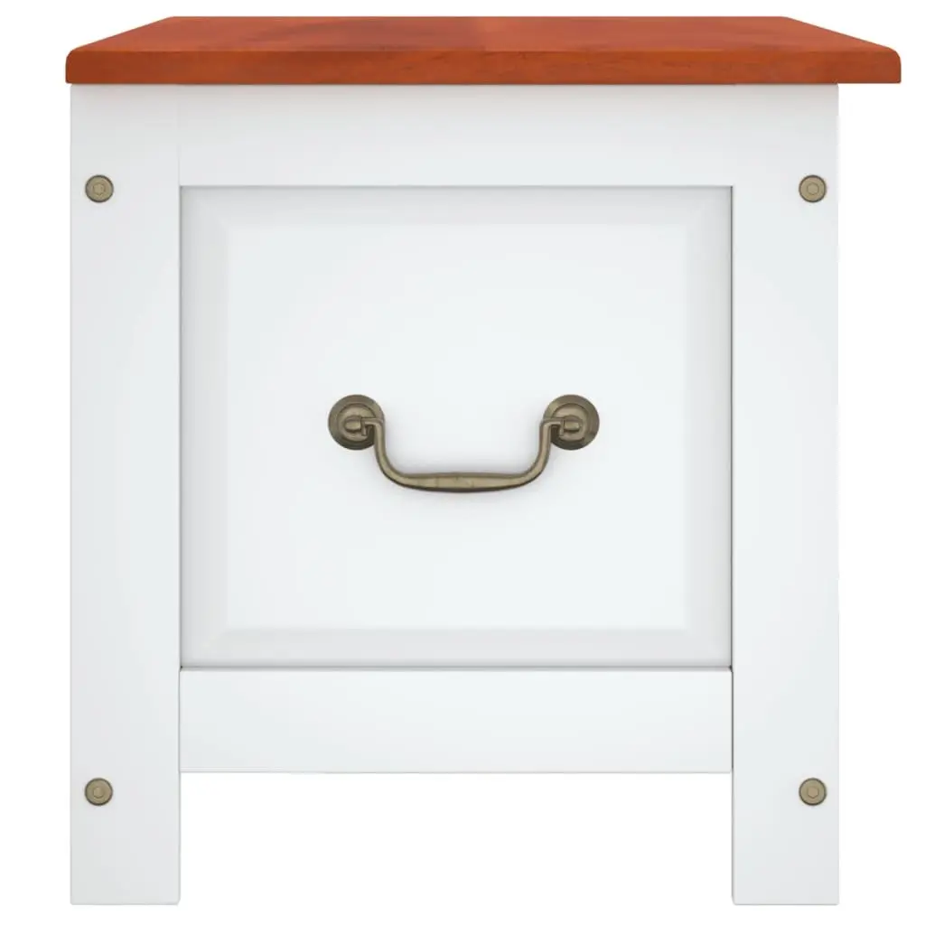 Storage Chest with Lid White Solid Acacia Wood Gas Lift Mechanism Living Room Bedroom Organization