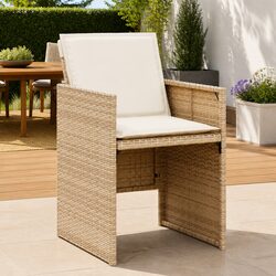 Comfortable 4-Piece Outdoor Garden Chair Set with Cushions