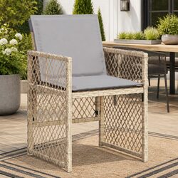 Enhance Your Outdoor Space with 4 Beige Garden Chairs