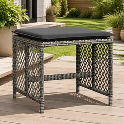 Outdoor Garden Stools with Cushions – 4 Pieces for Your Space