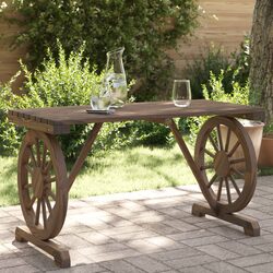 Enhance Your Outdoor Space with a Solid Wood Garden Table