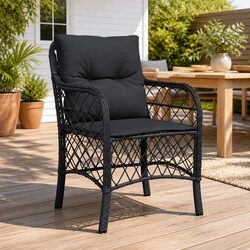 Relaxing Outdoor Seating Chairs with Cushions - Set of 2