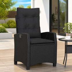 Padded Reclining Chair for Outdoor Comfort