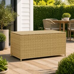 Enhance Your Outdoor Space with a Beige Storage Box