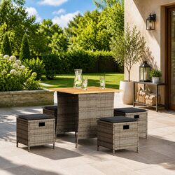 Enhance Your Outdoor Living with 5 Piece Dining Set