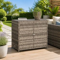 Enhance Your Outdoor Space with Grey Storage Cabinet