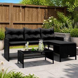 Enhance Your Outdoor Space with an L-Shaped Garden Sofa Set
