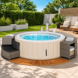 Transform Your Outdoor Space with a Stylish Hot Tub Surround
