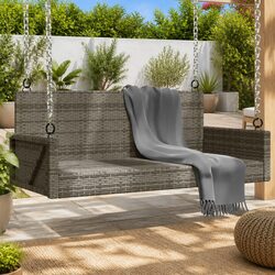 Enhance Your Outdoor Space with a Grey Swing Bench