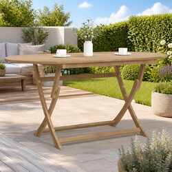 Enhance Your Outdoor Space with This Folding Garden Table