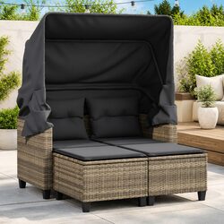 Enhance Your Outdoor Oasis with This 2-Seater Garden Sofa