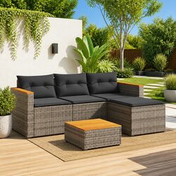 Transform Your Outdoor Space with This Garden Sofa Set