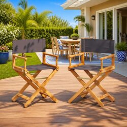 Enhance Your Outdoor Living with Folding Director Chairs