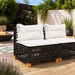Armless Outdoor Sofa for Stylish Garden Relaxation