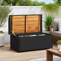Enhance Your Garden with a Dual-Purpose Storage Bench